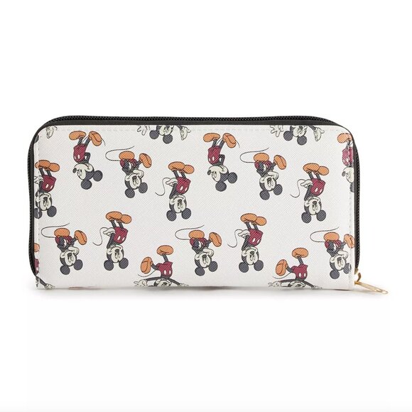 Disney Mickey Mouse Print Zip Around Wallet - Picture 2 of 4